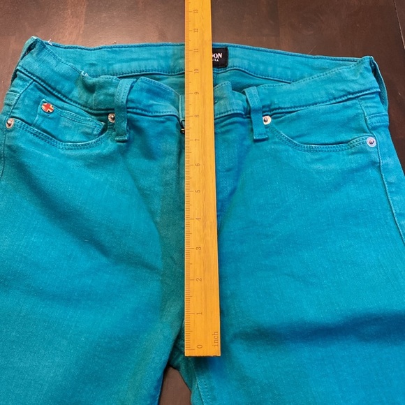 Hudson Nico Super Skinny Jeans in Marine (Teal) - Size 28X28 👖 - Picture 4 of 14
